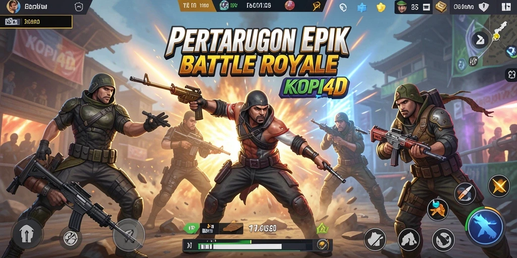 Gameplay seru dengan pertempuran mendebarkan di arena KOPI4D.