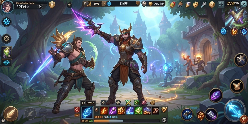 Tampilan gameplay seru dalam petualangan dunia ARPG.